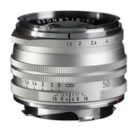 Voigtländer Nokton 50mm F/1.5 II M.C. Leica M Mount zilver