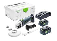 Festool AGC 18-125 5,0 EBI-Plus Accu Haakse Slijper 125mm 18V 5.0Ah in Systainer - 577700