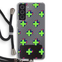 8-bit N°10: Samsung Galaxy S21 FE Transparant Hoesje met koord