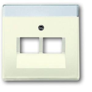 Busch-Jaeger 2CKA001710A3146 UAE-, IAE-, ISDN-contactdoos Afdekking Parel-wit, Crème-wit 1 stuk(s)