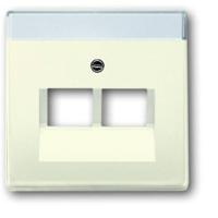 Busch-Jaeger 2CKA001710A3146 UAE-, IAE-, ISDN-contactdoos Afdekking Parel-wit, Crème-wit 1 stuk(s)