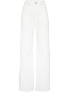 Brunello Cucinelli jean à coupe ample - Blanc