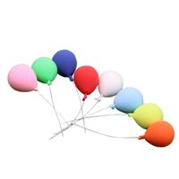 8 STKS/set 1:12 Mini huis speelgoed simulatie ballon voor tuin scène decoratie (willekeurige kleur levering)