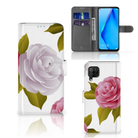 Huawei P40 Lite Hoesje Roses - thumbnail