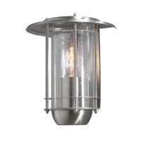 Wandlamp RVS Trento Albiano half rond gevelverlichting konstmide 7565-000 - thumbnail