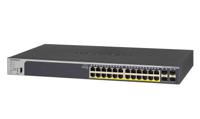 NETGEAR GS728TPP Managed L2/L3/L4 Gigabit Ethernet (10/100/1000) Power over Ethernet (PoE) 1U Zwart - thumbnail
