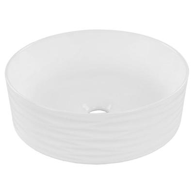 Differnz Wave waskom 37x37x12cm keramiek wit glans 38.010.66