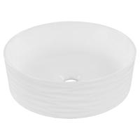 Differnz Wave waskom 37x37x12cm keramiek wit glans 38.010.66