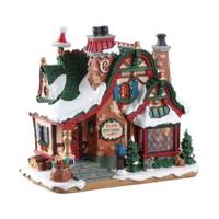 Kerstfiguur The claus cottage b/o (4.5v) LEMAX - Lemax