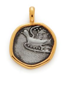 Monica Vinader pendentif Peaceful Dove - Or