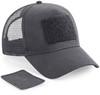 Beechfield CB641 Removable Patch Snapback Trucker - Graphite Grey - One Size