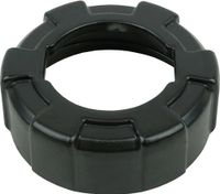 Irion Wartelmoer | aluminium | zwart | v.voegenpistool gesloten | 1 stuk - 600033 - 600033