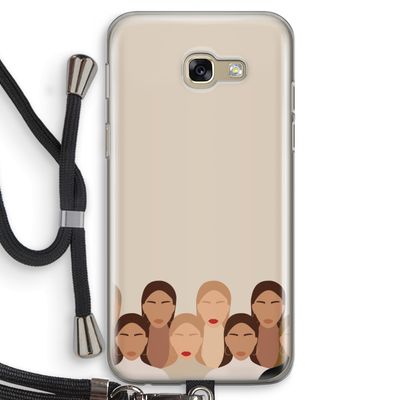 Girls girls girls: Samsung Galaxy A5 (2017) Transparant Hoesje met koord