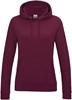 Just Cool JH001F Women´s College Hoodie - Burgundy - S