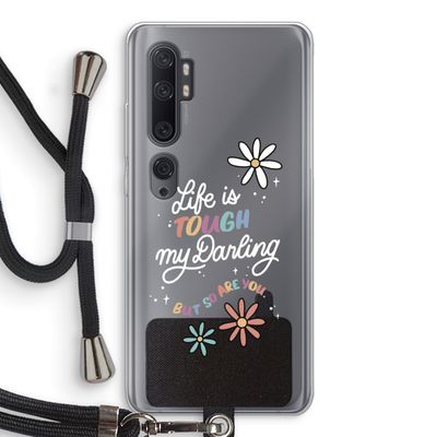Tough Life: Xiaomi Mi Note 10 Transparant Hoesje met koord