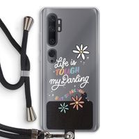 Tough Life: Xiaomi Mi Note 10 Transparant Hoesje met koord