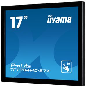 Iiyama ProLite TF1734MC-B7X LED-monitor Energielabel E (A - G) 43.2 cm (17 inch) 1280 x 1024 Pixel 5:4 5 ms VGA, HDMI, DisplayPort TN LED