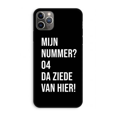 Da ziede van hier - Zwart: iPhone 11 Pro Max Tough Case