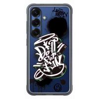 Custodia flipsuit rinforzata personalizzabile per Samsung Galaxy S25 Nero