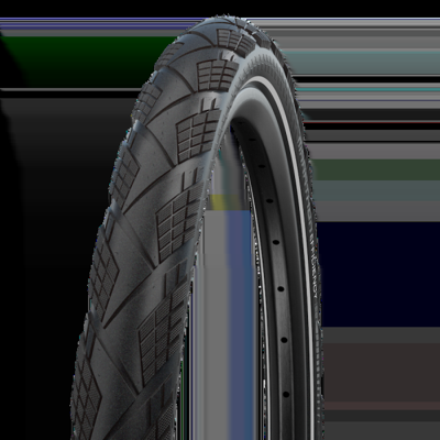 Vouwband Schwalbe Marathon Efficiency Super Race / V-Guard 27.5 x 2.15" / 55-584 - zwart met reflectie