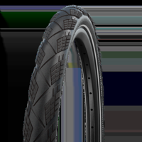 Vouwband Schwalbe Marathon Efficiency Super Race / V-Guard 27.5 x 2.15" / 55-584 - zwart met reflectie