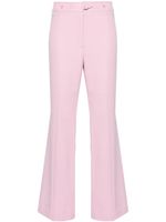 Maje pantalon palazzo à taille mi-haute - Rose