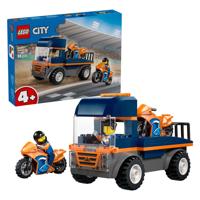 LEGO city 60491 transportwagen voor motoren