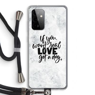 Partner in crime: Samsung Galaxy A72 5G Transparant Hoesje met koord