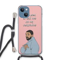 Hotline bling: iPhone 13 Transparant Hoesje met koord