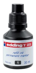 Edding T 25 markernavulling Zwart 30 ml 1 stuk(s)