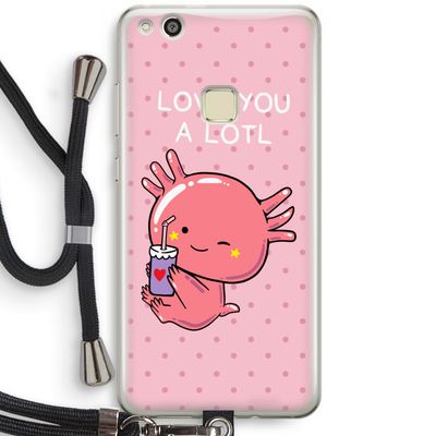 Love You A Lotl: Huawei Ascend P10 Lite Transparant Hoesje met koord