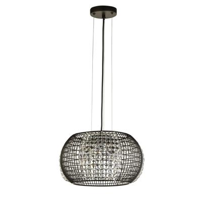 Searchlight Design hanglampCage Ø 35cm - 9094-4BK