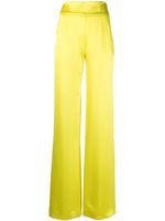 Genny pantalon droit à taille haute - Jaune