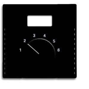 Busch-Jaeger 2CKA001710A3695 Temperatuurregelaar Afdekking Future lineair Zwart-grijs, Antraciet 1 stuk(s)