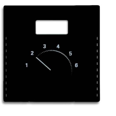 Busch-Jaeger 2CKA001710A3695 Temperatuurregelaar Afdekking Future lineair Zwart-grijs, Antraciet 1 stuk(s)