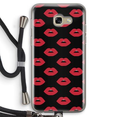 Lips: Samsung Galaxy A5 (2017) Transparant Hoesje met koord