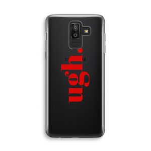 Ugh: Samsung Galaxy J8 (2018) Transparant Hoesje