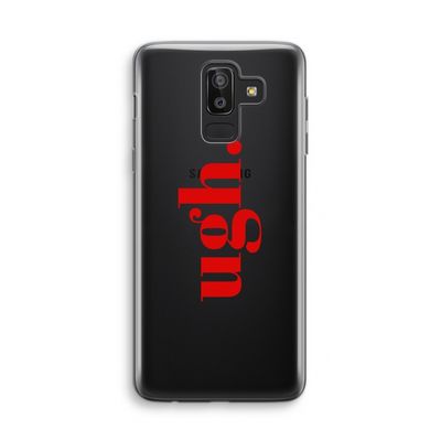 Ugh: Samsung Galaxy J8 (2018) Transparant Hoesje