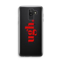 Ugh: Samsung Galaxy J8 (2018) Transparant Hoesje