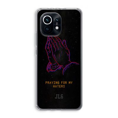Praying For My Haters: Xiaomi Mi 11 Transparant Hoesje