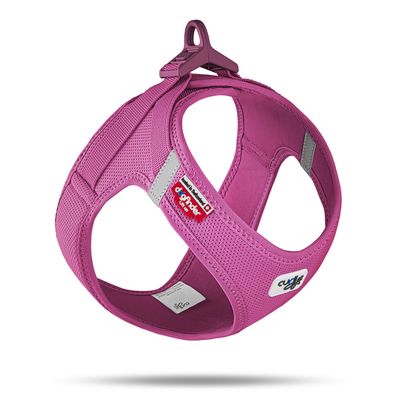 Curli Vest Harness Clasp Air-Mesh Roze - L Curli Vest Harness Clasp Air-Mesh Roze - L