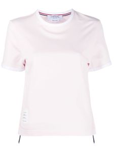 Thom Browne t-shirt à ourlet asymétrique - 680 LT PINK