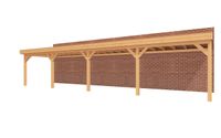 YARD Outdoor veranda SUBLIME Plat dak - 1200x300 cm- Plat dak- - YARD Outdoor