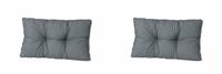 Lounge kussen 73x43 Basic Grijs (2 stuks) Madison - Madison