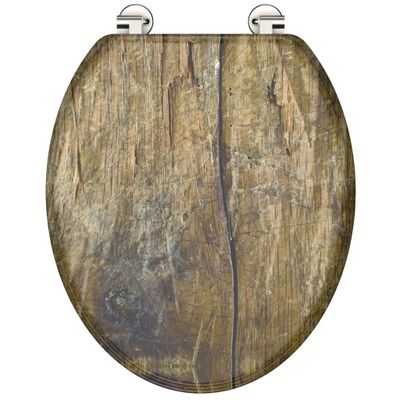 SCHÜTTE toiletbril solid wood mdf met print