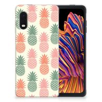 Samsung Xcover Pro Siliconen Case Ananas - thumbnail