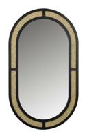 ZILT Ovale Spiegel Alia Rotan, 96 x 56cm - Ovaal
