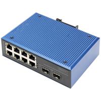 Digitus DN-651146 Industrial Ethernet Switch 8 + 2 poorten 10 / 100 / 1000 MBit/s - thumbnail