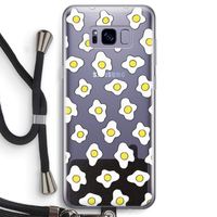 Spiegeleitjes: Samsung Galaxy S8 Transparant Hoesje met koord