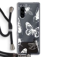 Tiny Bugs: Sony Xperia 5 Transparant Hoesje met koord
